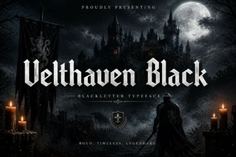 Velthaven Black Font: Bold Design & Creative Projects