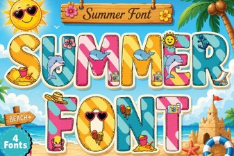 Summer Font: Vibrant Typography for Bold Design Projects