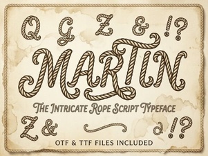 Creative Typography with Martin Font for Modern Design Projects