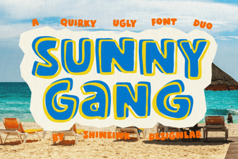 Sunny Gang Font: Creative Typography for Bold Projects