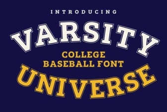 Varsity Universe Font: Bold Typography for Creative Projects