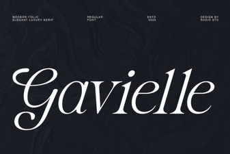 Gavielle Font: Elegant Typography for Creative Projects